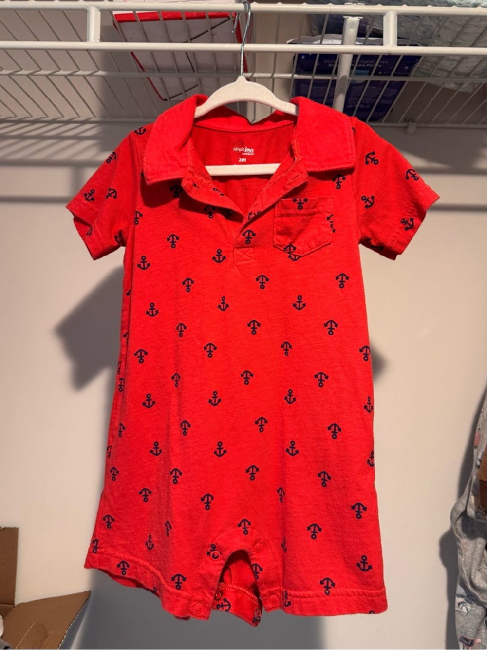 12-Piece Toddler Boy Bundle (24M) – Colorful Rompers & Outfits